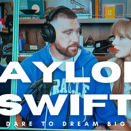 Taylor Swift  on New Heights with Travis and Jason Kelce